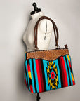 American Darling Tote Hand Tooled Saddle Blanket Genuine Leather Women Bag Western Handbag Purse