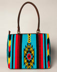 American Darling Tote Hand Tooled Saddle Blanket Genuine Leather Women Bag Western Handbag Purse
