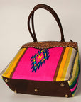 American Darling Tote Hand Tooled Saddle Blanket Genuine Leather Women Bag Western Handbag Purse