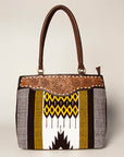 American Darling Tote Hand Tooled Saddle Blanket Genuine Leather Women Bag Western Handbag Purse