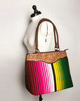 American Darling Tote Hand Tooled Saddle Blanket Genuine Leather Women Bag Western Handbag Purse