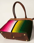 American Darling Tote Hand Tooled Saddle Blanket Genuine Leather Women Bag Western Handbag Purse