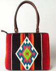 American Darling Tote Hand Tooled Saddle Blanket Genuine Leather Women Bag Western Handbag Purse
