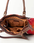 American Darling Tote Hand Tooled Saddle Blanket Genuine Leather Women Bag Western Handbag Purse