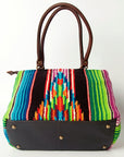 American Darling Tote Hand Tooled Saddle Blanket Genuine Leather Women Bag Western Handbag Purse