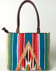 American Darling Tote Hand Tooled Saddle Blanket Genuine Leather Women Bag Western Handbag Purse