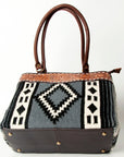 American Darling Tote Hand Tooled Saddle Blanket Genuine Leather Women Bag Western Handbag Purse