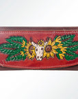 Hand Tooled Hand Painted Genuine Leather women bag western handbag purse