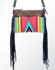 American Darling Cross Body Hand Tooled Saddle Blanket Genuine Leather Women Bag Western Handbag Purse