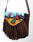 American Darling CROSS BODY I Genuine Leather women bag western handbag purse