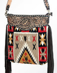 ADBGA153A American Darling Hand Tooled Saddle Blanket Genuine Leather Women Bag Western Handbag Purse