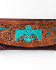 Hand Tooled Hand Painted Genuine Leather women bag western handbag purse