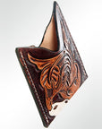 American Darling ADCCF101 Card-Holder Hand Tooled Genuine Leather Women Bag Western Handbag Purse