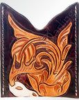 American Darling ADCCF103 Card-Holder Hand Tooled Genuine Leather Women Bag Western Handbag Purse