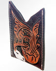 American Darling ADCCF104 Card-Holder Hand Tooled Genuine Leather Women Bag Western Handbag Purse
