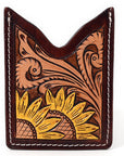 American Darling ADCCF105 Card-Holder Hand Tooled Genuine Leather Women Bag Western Handbag Purse