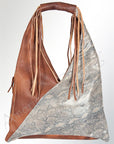 American Darling Hobo Hair On Genuine Leather Women Bag Western Handbag Purse