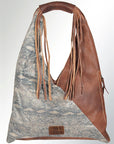 American Darling Hobo Hair On Genuine Leather Women Bag Western Handbag Purse
