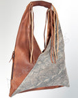 American Darling Hobo Hair On Genuine Leather Women Bag Western Handbag Purse