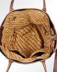 American Darling Hand Tooled Hair On Genuine Leather Women Bag Western Handbag Purse