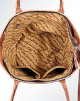 American Darling Hand Tooled Hair On Genuine Leather Women Bag Western Handbag Purse