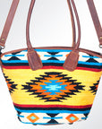 American Darling Hand Tooled Hair On Genuine Leather Women Bag Western Handbag Purse