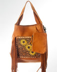ADBG622A American Darling Hand Tooled Genuine Leather Women Bag Western Handbag Purse