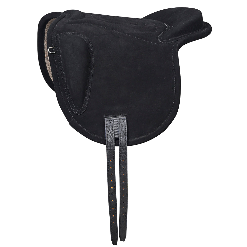 Sp100-F Baretek English Leather Bareback Horse Saddle Pad Trail Riding