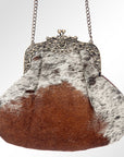 American Darling Hair On Genuine Leather Women Bag Western Handbag Purse