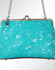 American Darling ADBG637 Clutch Hair-On Genuine Leather Women Bag Western Handbag Purse