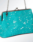 American Darling ADBG637 Clutch Hair-On Genuine Leather Women Bag Western Handbag Purse
