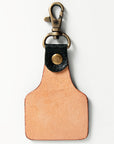 American Darling ADKR169 Hand Tooled Carved Genuine Leather Keyring