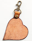 American Darling ADKR173 Hand Tooled Carved Genuine Leather Keyring