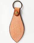 American Darling ADKR176 Hand Tooled Carved Genuine Leather Keyring
