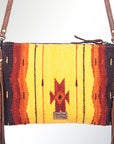 American Darling Saddle Blanket Genuine Leather Women Bag Western Handbag Purse