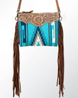 American Darling Saddle Blanket Genuine Leather Women Bag Western Handbag Purse