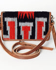 American Darling Organiser Saddle Blanket Genuine Leather Women Bag Western Handbag Purse
