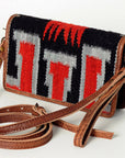 American Darling Organiser Saddle Blanket Genuine Leather Women Bag Western Handbag Purse