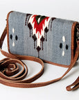 American Darling Organiser Saddle Blanket Genuine Leather Women Bag Western Handbag Purse