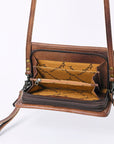 American Darling Organiser Saddle Blanket Genuine Leather Women Bag Western Handbag Purse