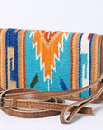 American Darling Organiser Saddle Blanket Genuine Leather Women Bag Western Handbag Purse