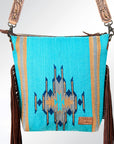 American Darling Signature Crossbody Hand Tooled Saddle Blanket Genuine Leather Women Bag Western Handbag Purse