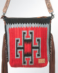 American Darling Signature Crossbody Hand Tooled Saddle Blanket Genuine Leather Women Bag Western Handbag Purse