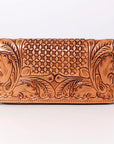 American Darling ADBGZ362 Wallet Hand Tooled Genuine Leather Women Bag Western Handbag Purse