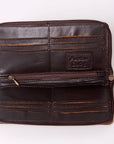 American Darling ADBGZ362 Wallet Hand Tooled Genuine Leather Women Bag Western Handbag Purse