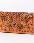 American Darling ADBGZ362 Wallet Hand Tooled Genuine Leather Women Bag Western Handbag Purse