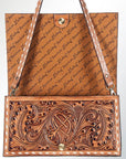 American Darling ADBGZ327 Crossbody Hand Tooled Genuine Leather Women Bag Western Handbag Purse