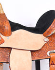 Hilason Western Horse Treeless Trail Barrel Saddle American Leather