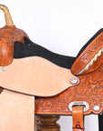Hilason Western Horse Treeless Trail Barrel Saddle American Leather