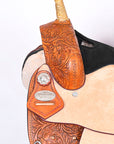 Hilason Western Horse Treeless Trail Barrel Saddle American Leather